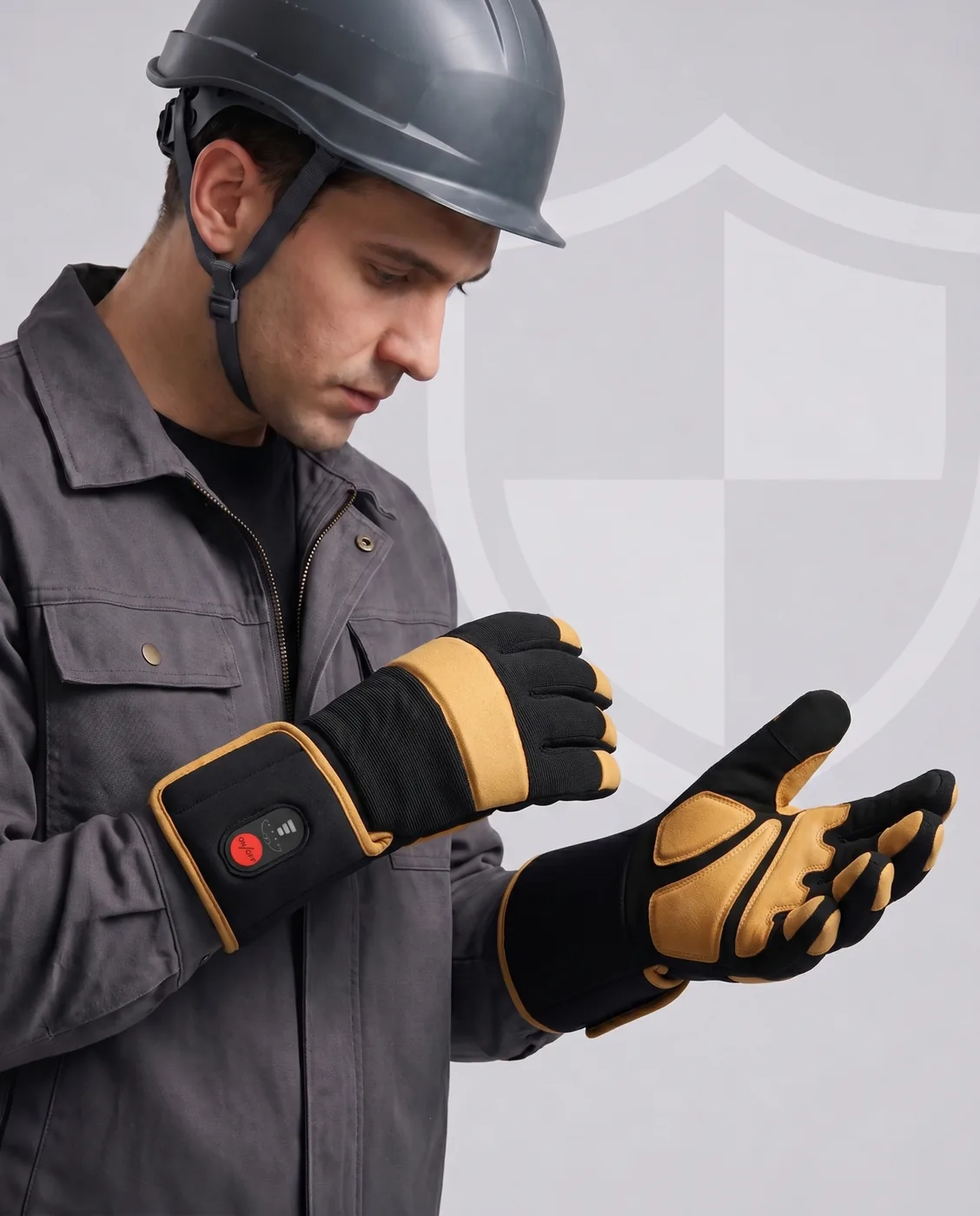 Reinforced Anti-Slip Grip - Savior Heat GVFB02 Reinforced-Palm Heated Work Gloves