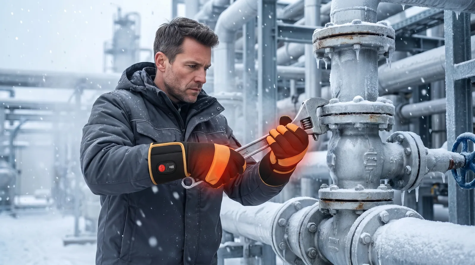 Savior Heat GVFB02 Reinforced-Palm Heated Work Gloves product detail