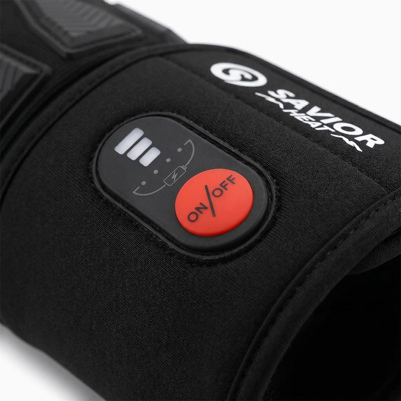 Chargez l'image dans la visionneuse de la galerie, The heated gloves can be adjusted via a button with 3 heating settings (high, medium, and low).

