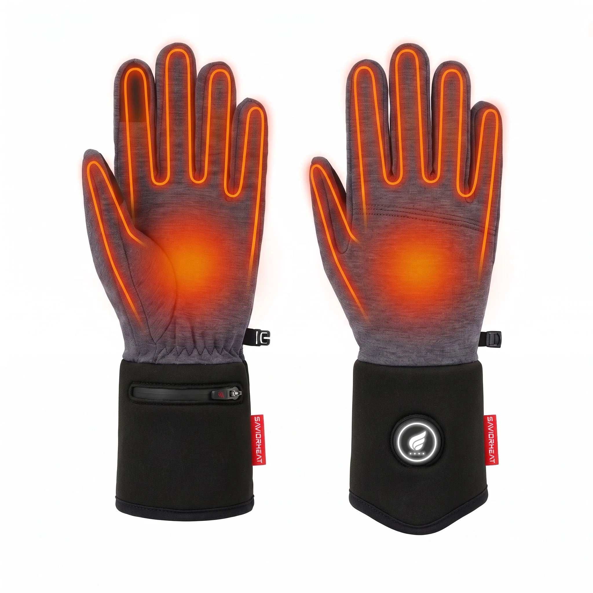 Wool Blend Comfort Heated Glove Liners 02