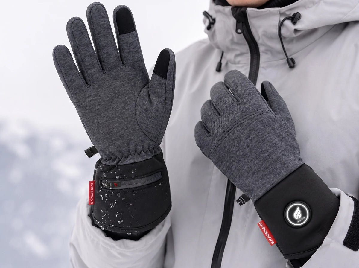 Washable & Pill-Resistant - Savior Heat Wool Blend Comfort Heated Glove Liners