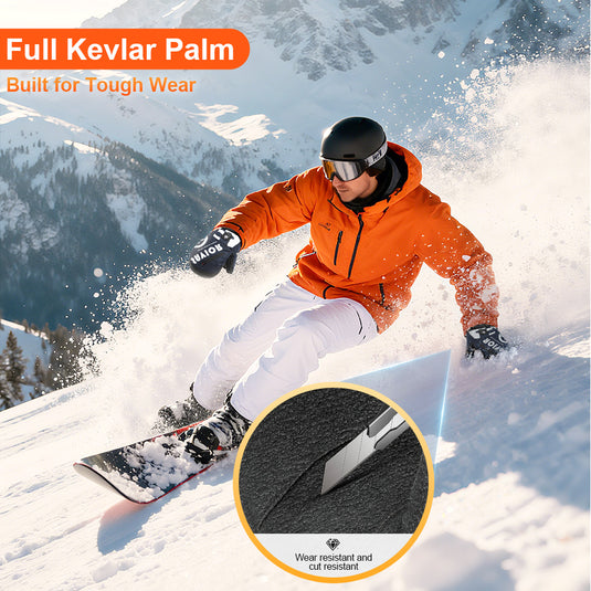 Pro Heated Mittens for Snowboarding – Waterproof, Durable & Extra Warm