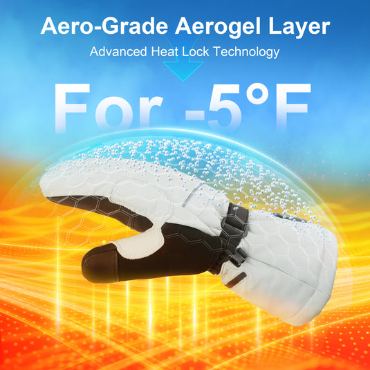EH8 Pro Heated Mittens 3.0 – Extreme Cold Protection, Aerogel Insulation, –5°F Rated, 3000mAh Fast-Charge