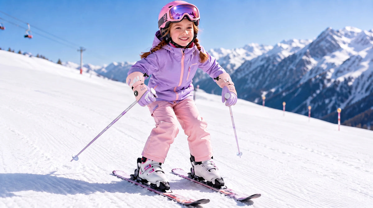 Savior Heat Bear-Print Kids Heated Ski Gloves product detail