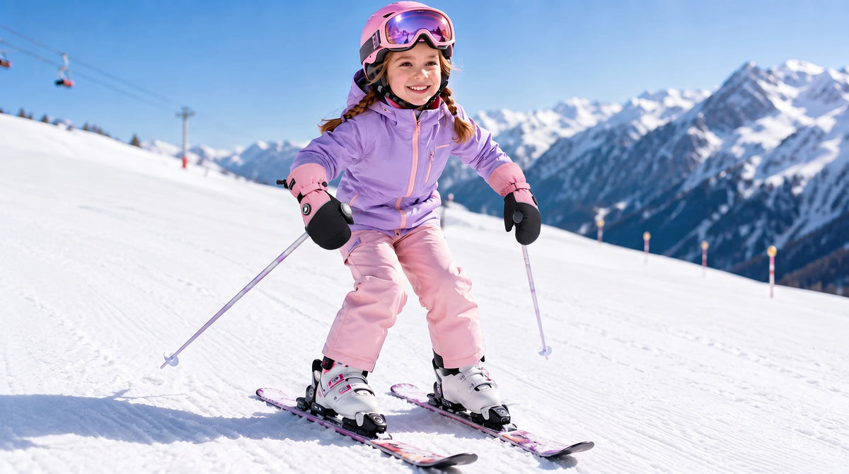 Savior Heat Snow-Ready Lightweight Kids Heated Ski Mittens product detail