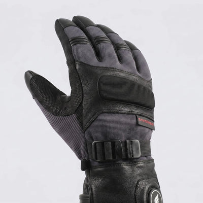 Goatskin Leather Heated Work Gloves – Pro Black 04