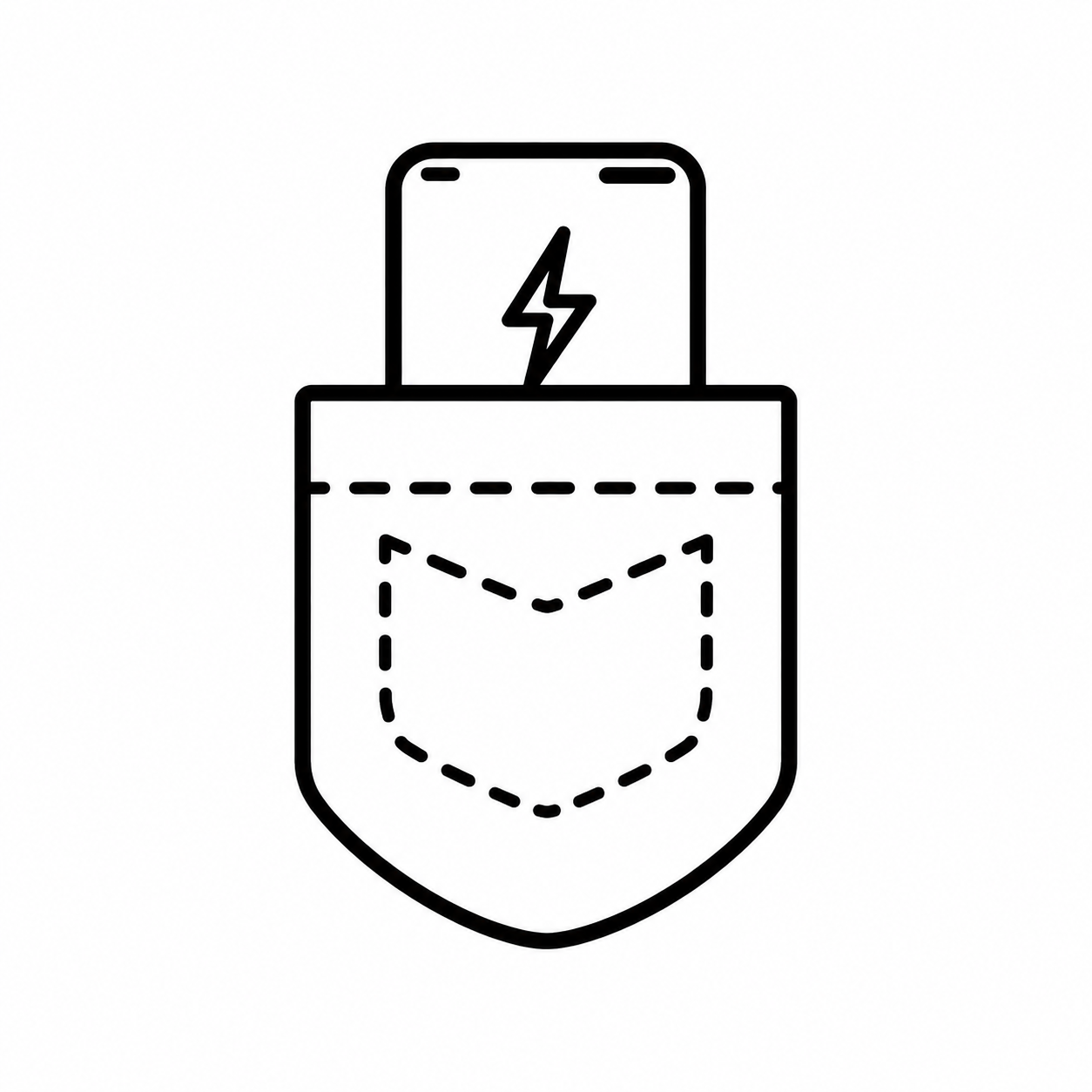 Hidden Battery Pocket