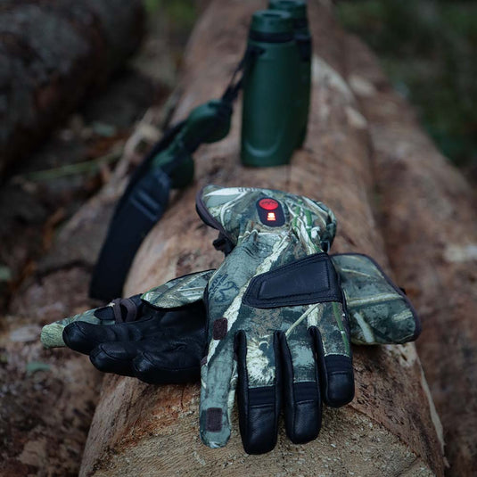Savior Camo Heated Gloves For Hunting S32