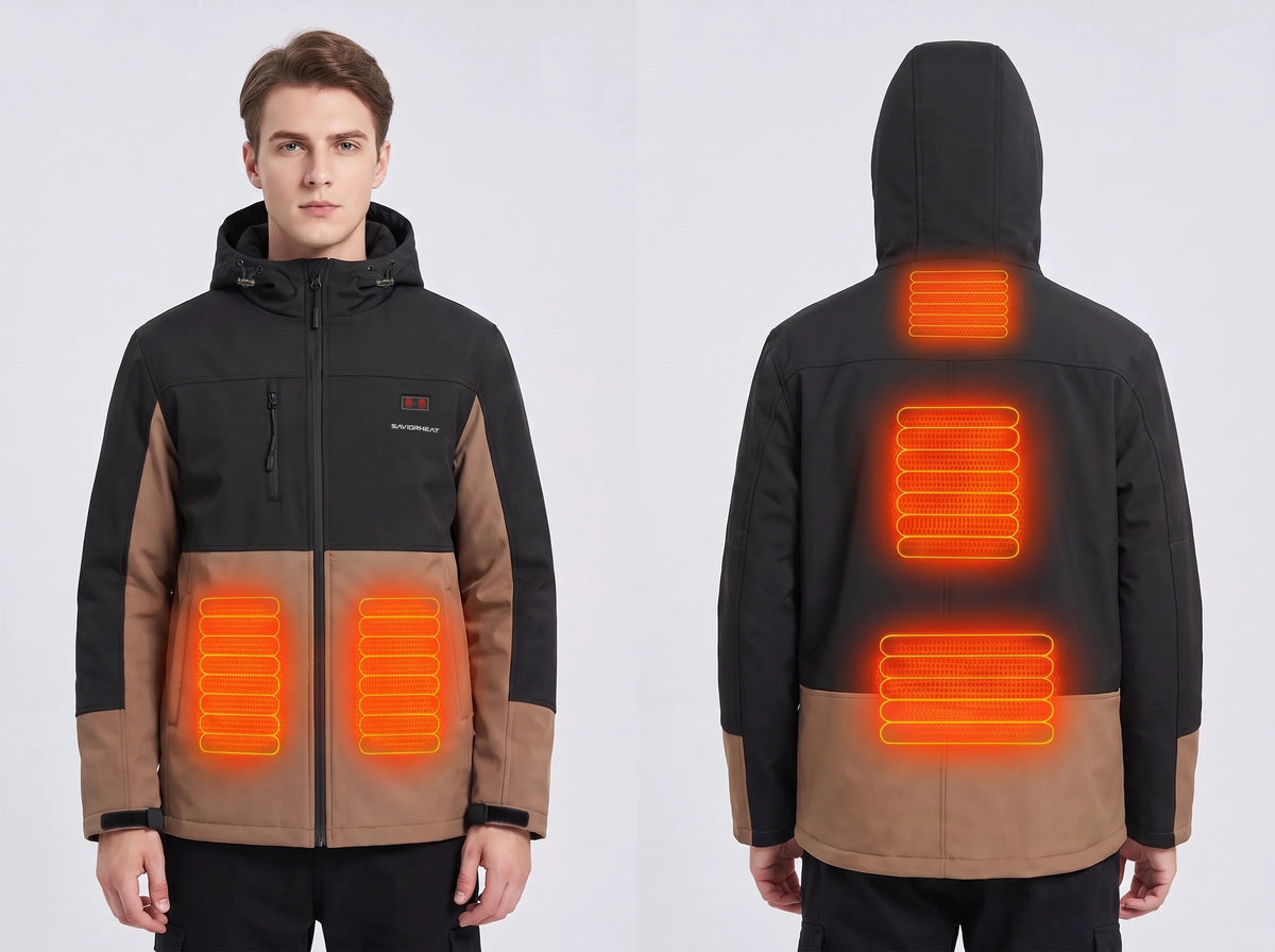 5-Zone Dual Control - Savior Heat Heavy Canvas Heated Work Jacket