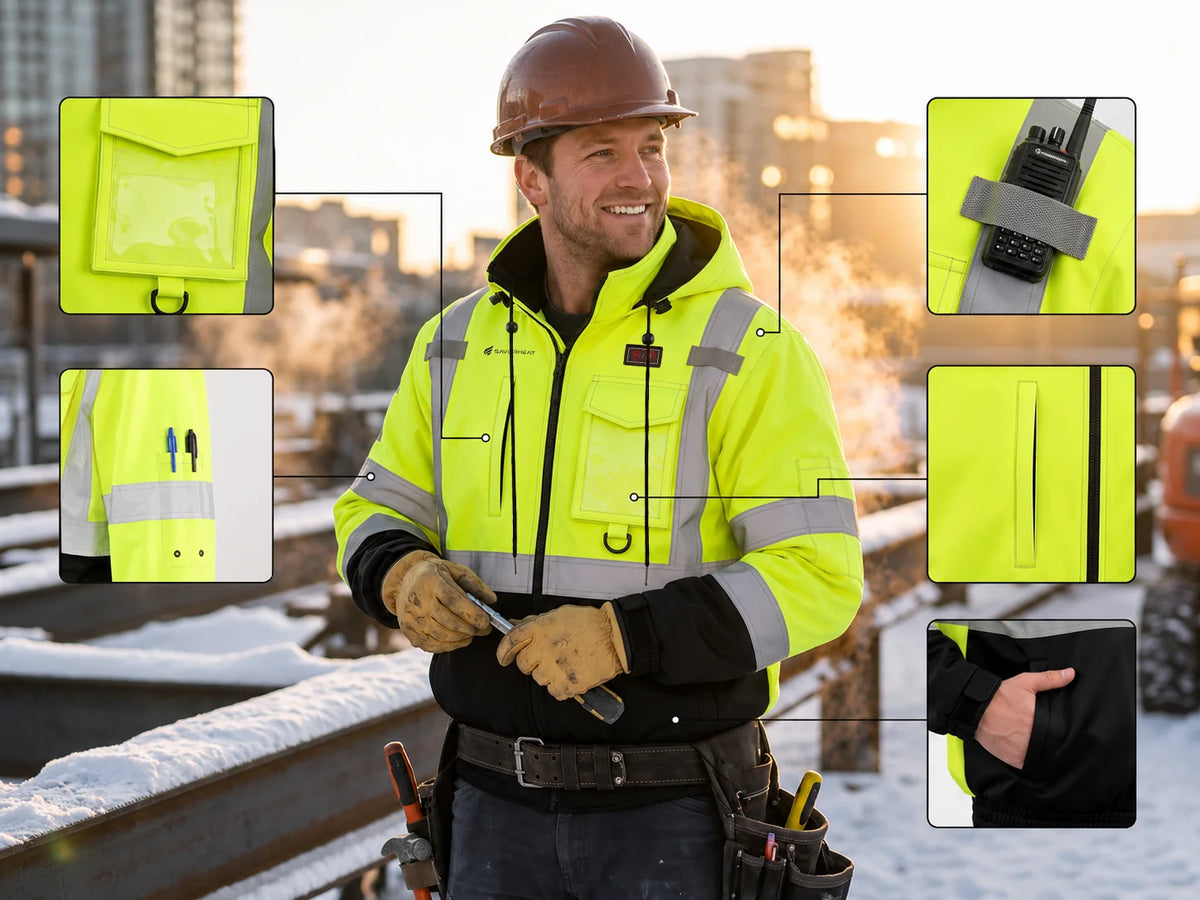 Work-Ready Storage - Savior Heat High-Visibility Utility Heated Work Jacket