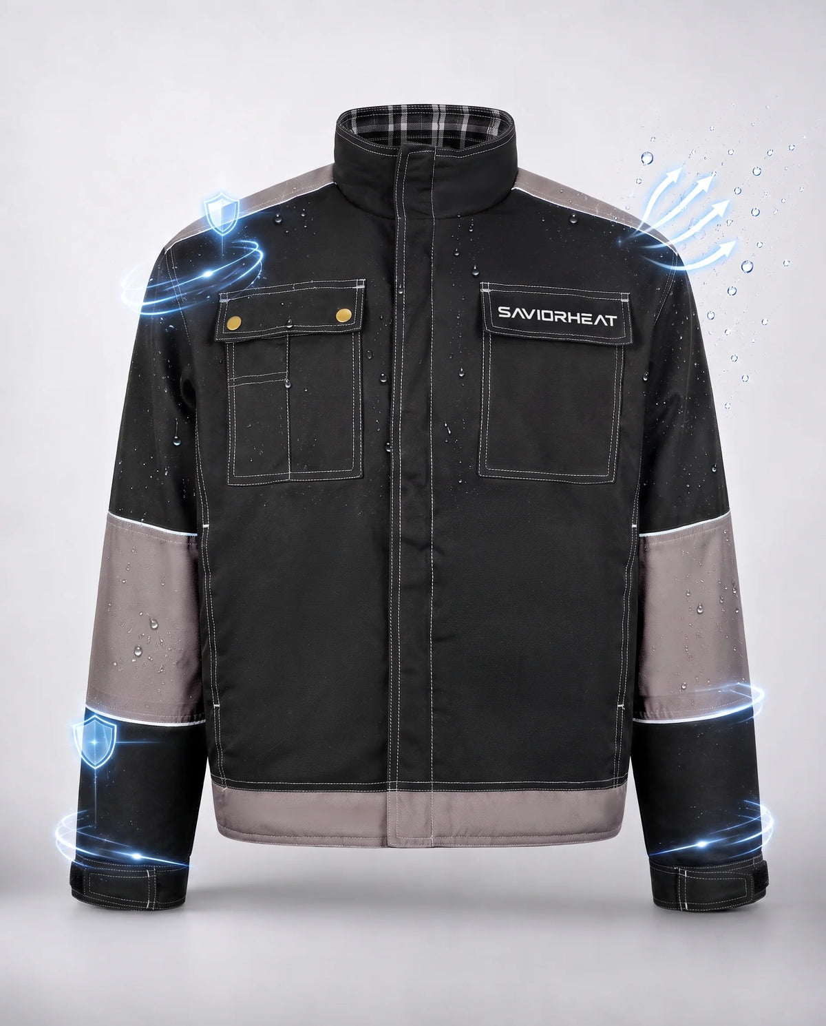 300D Weather Protection - Savior Heat Comfort-Lined Heated Work Jacket