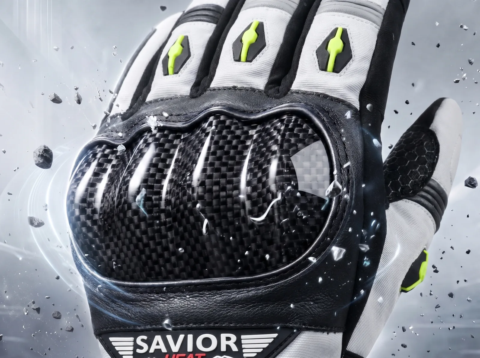 Impact Protection - Savior Heat MOGP02W Heated Motorcycle Gloves 2.0
