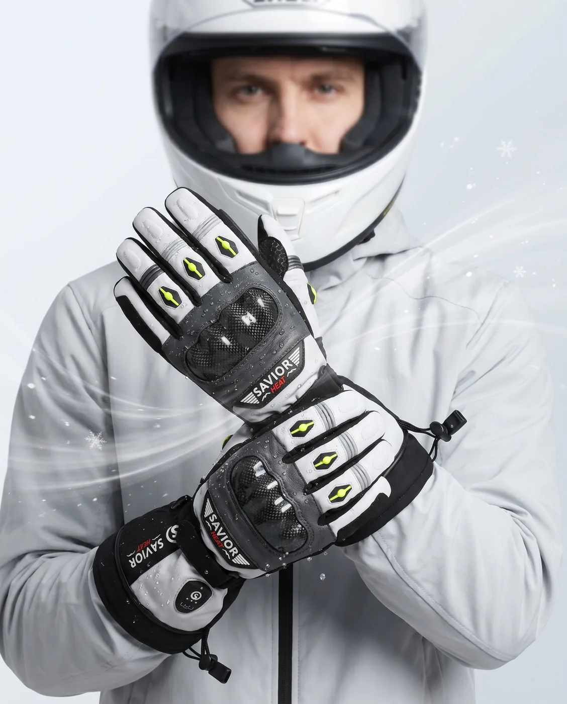 Waterproof & Windproof - Savior Heat MOGP02W Heated Motorcycle Gloves 2.0