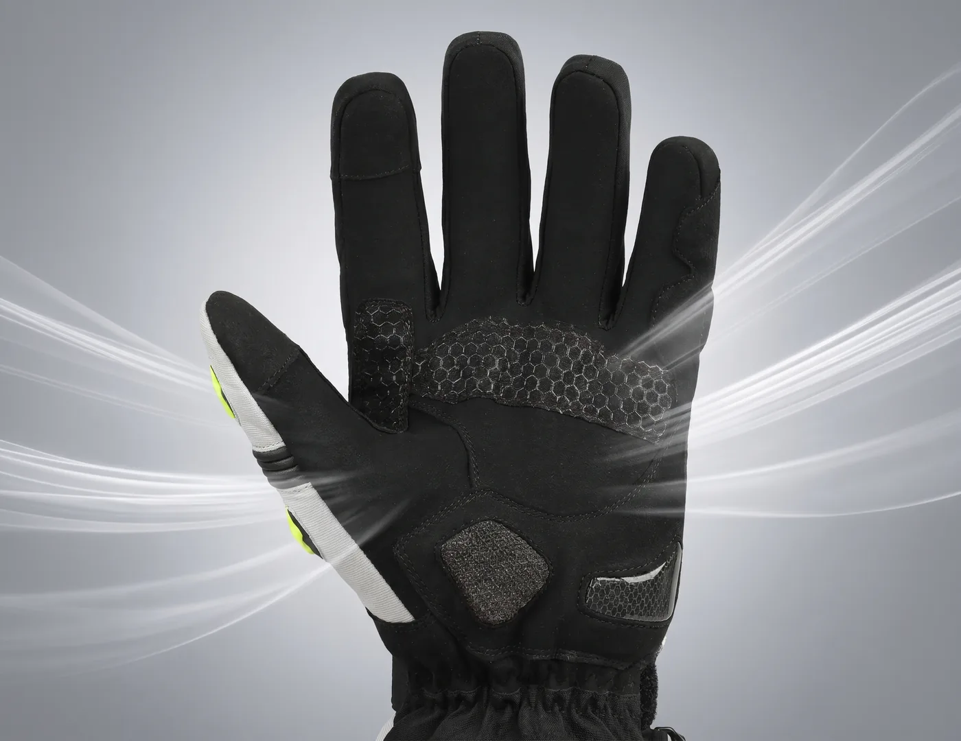 Reinforced Anti-Slip Grip - Savior Heat MOGP02W Heated Motorcycle Gloves 2.0