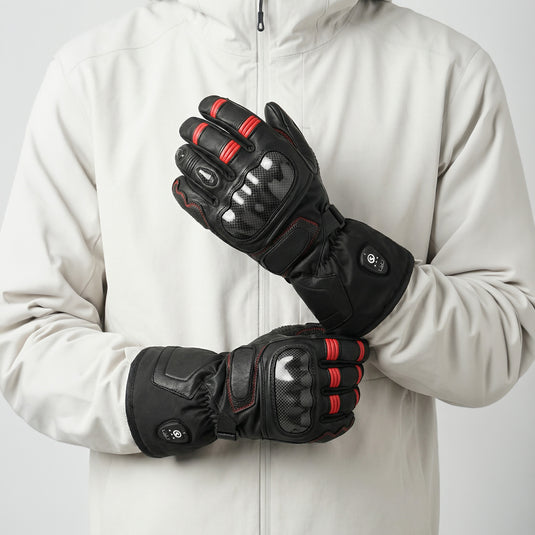 Savior Bluetooth  Battery Heated Motorcycle Gloves 2.0