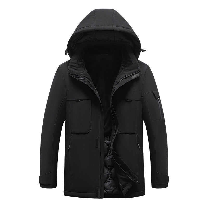 Laden Sie das Bild in Galerie -Viewer, Savior Men&#39;s Women&#39;s Heated Work Jacket With Hood For Winter
