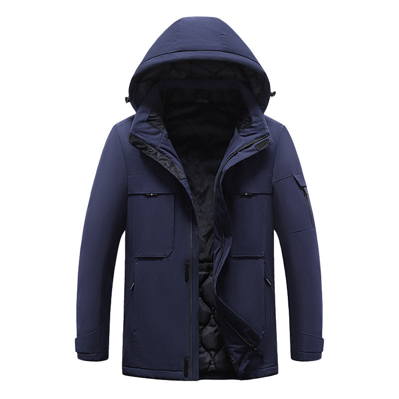 Chargez l&#39;image dans la visionneuse de la galerie, Savior Men&#39;s Women&#39;s Heated Work Jacket With Hood For Winter
