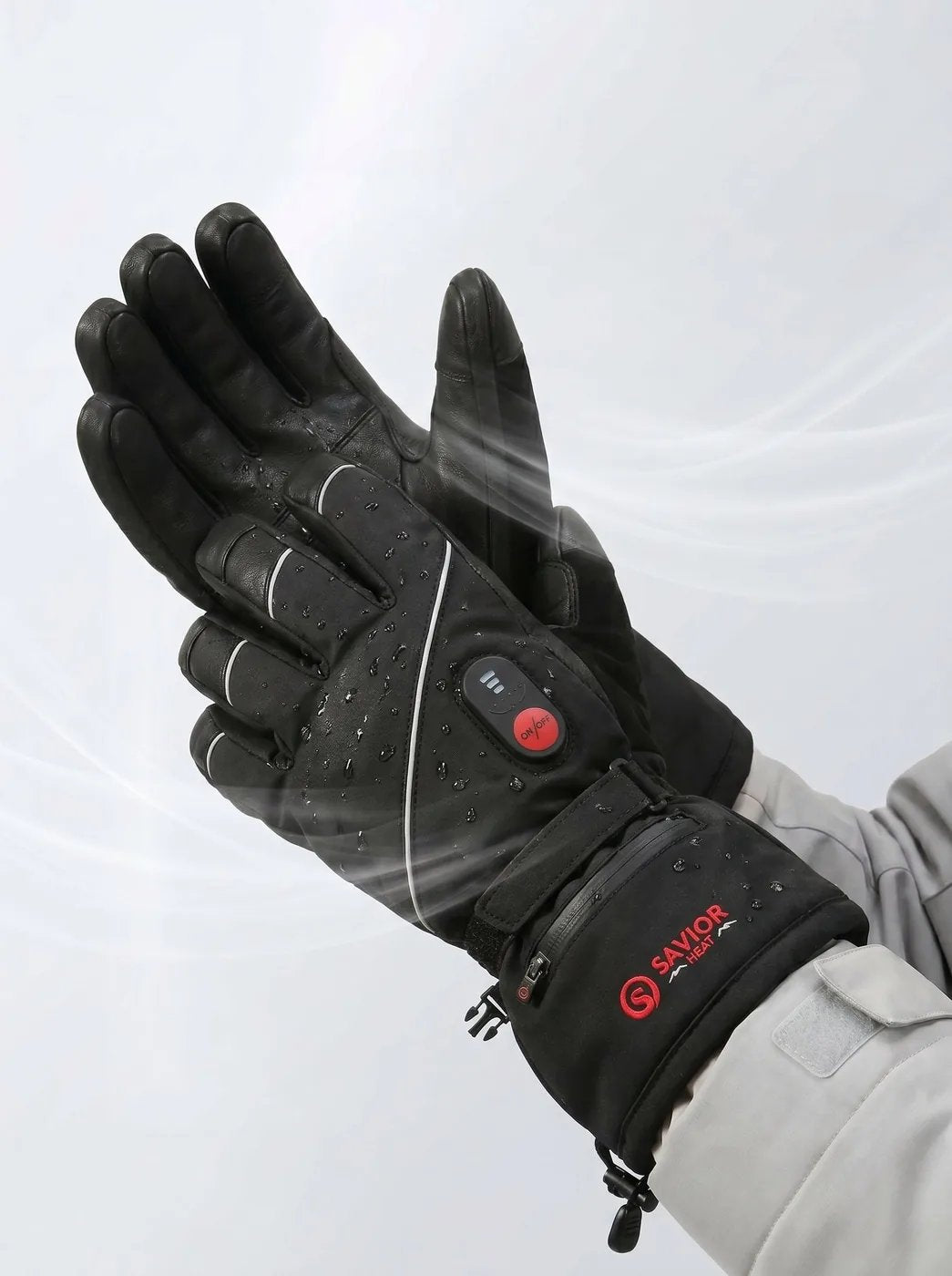 Waterproof & Windproof - Savior Heat S01 Performance Heated Ski Gloves