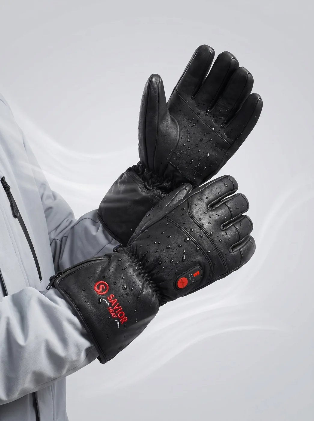 Waterproof & Windproof - Savior Heat S06 Full-Leather Heated Gloves