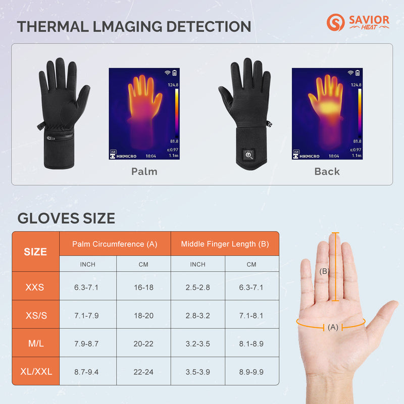 Chargez l&#39;image dans la visionneuse de la galerie, Savior Liners Gants chauffants Gants fins Ski d&#39;équitation pour homme femme S13
