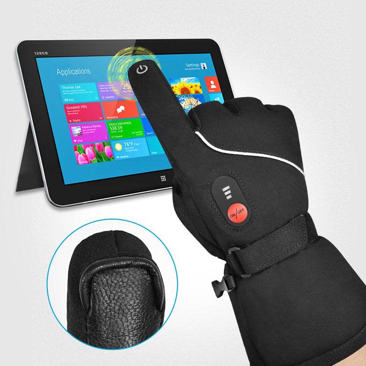 Outlets-Savior Winter Windproof  Outdoor Sports Heated  Skiing Gloves