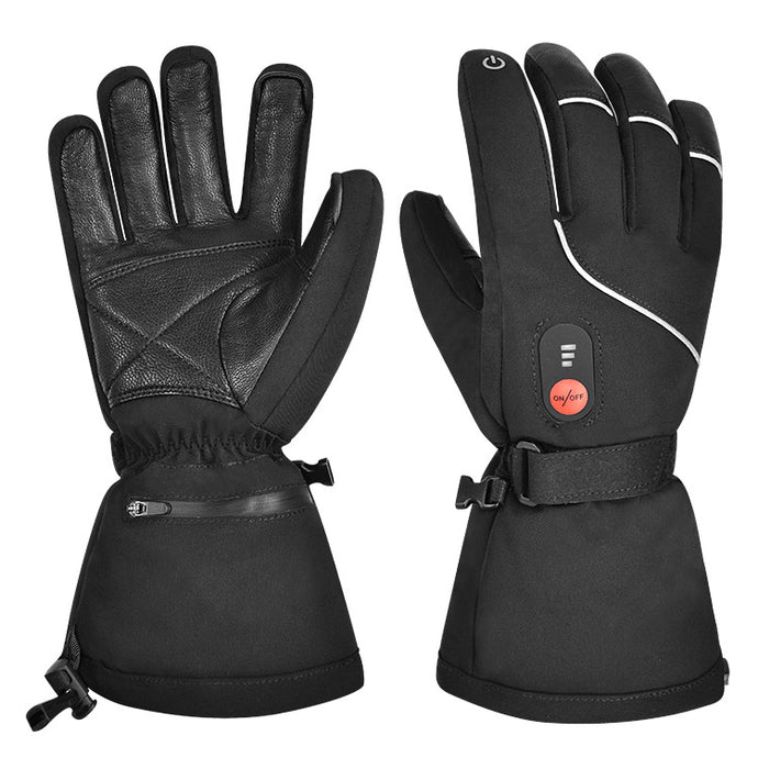 Savior Winter Windproof  Outdoor Sports Heated  Skiing Gloves