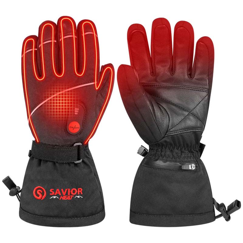Electric Leather Lightweight Heated Gloves Lightweight - SAVIOR Heat –  Savior Heat Official® Store