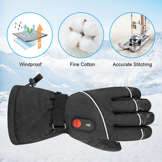 【FrostGuard Work Combo】S15 Heated Gloves for Work Outdoor & SS01G Heated Socks