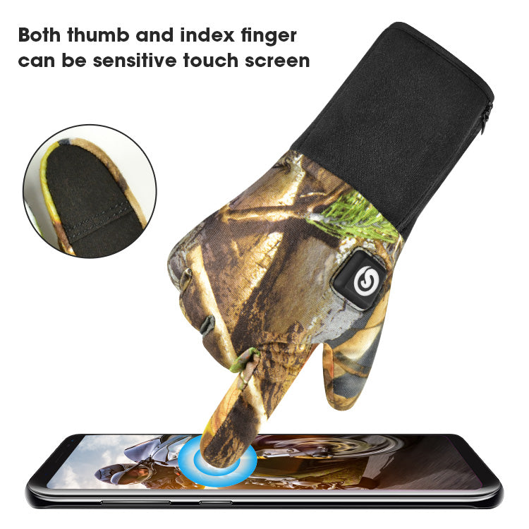 Laden Sie das Bild in Galerie -Viewer, Savior Hunting Winter Warm Heated Gloves  Windproof  for Fishing Hunting Outdoor
