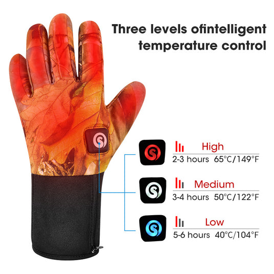 Savior Hunting Winter Warm Heated Gloves  Windproof  for Fishing Hunting Outdoor