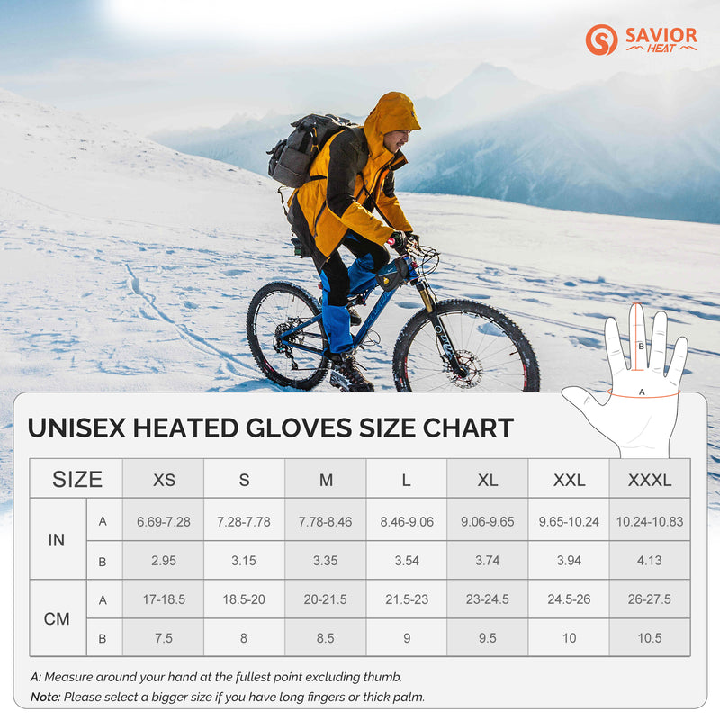 Chargez l&#39;image dans la visionneuse de la galerie, Gants chauffants Savior Heat pour hommes et femmes, gants à batterie électrique rechargeable S20
