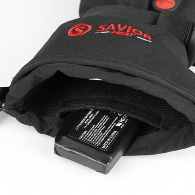 Salvador Esquí Guantes calefactables Eléctrico Recargable Con pilas Hombres Mujeres Caza Senderismo Escalada Correr Motocicleta