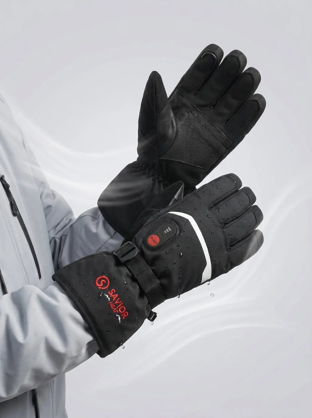 Waterproof & Windproof - Savior Heat S66B Classic Heated Winter Gloves