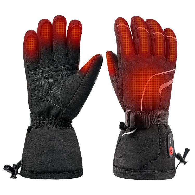 Cargue la imagen en el visor de la galería, Savior Winter Outdoor Sports Waterproof Touchscreen Ski  Heated Gloves
