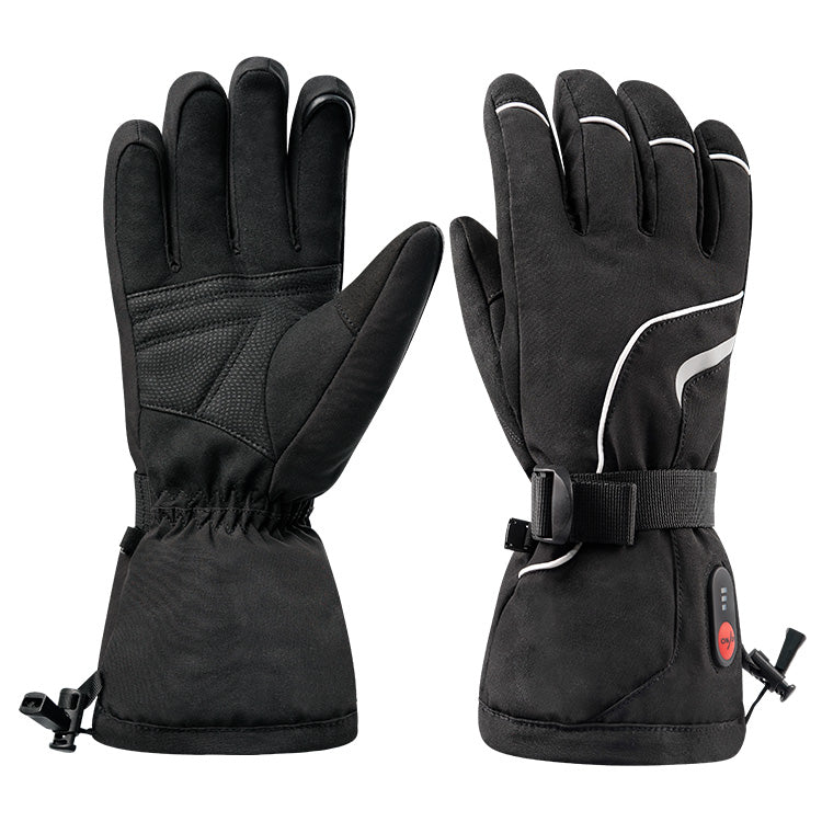 Cargue la imagen en el visor de la galería, Savior Winter Outdoor Sports Waterproof Touchscreen Ski  Heated Gloves
