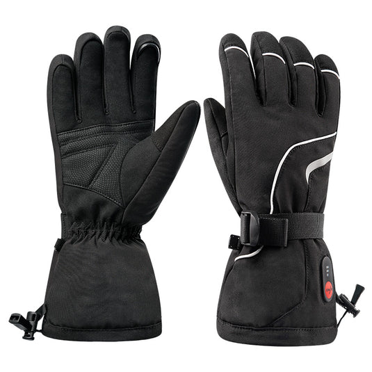 Savior Winter Outdoor Sports Waterproof Touchscreen Ski  Heated Gloves