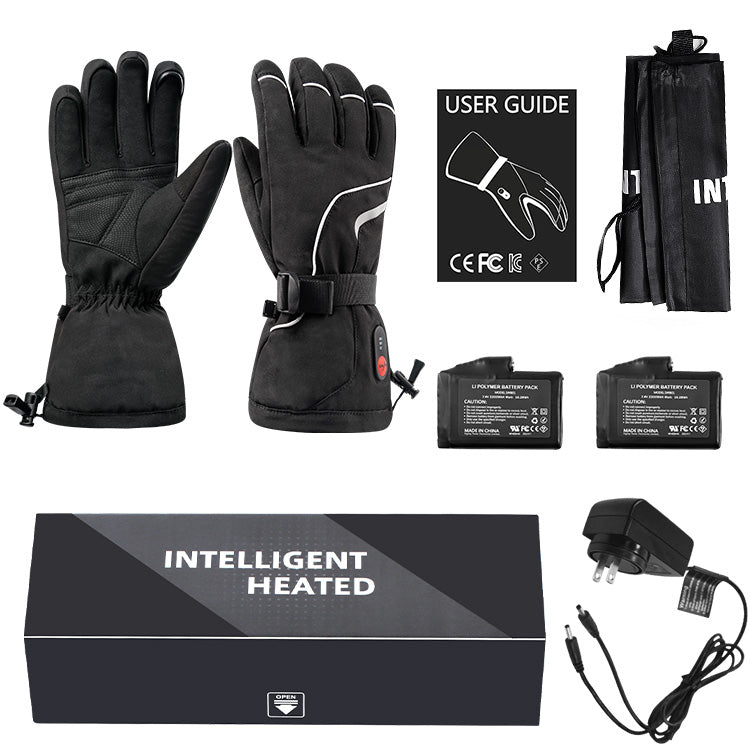 Cargue la imagen en el visor de la galería, Savior Winter Outdoor Sports Waterproof Touchscreen Ski  Heated Gloves
