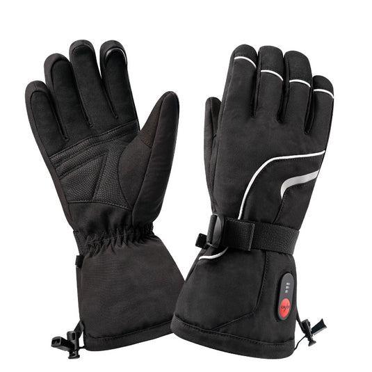 Savior Winter Outdoor Sports Waterproof Touchscreen Ski  Heated Gloves