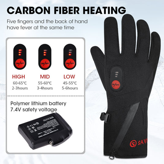 SAVIOR Rechargeable Heated Gloves for Men and Women