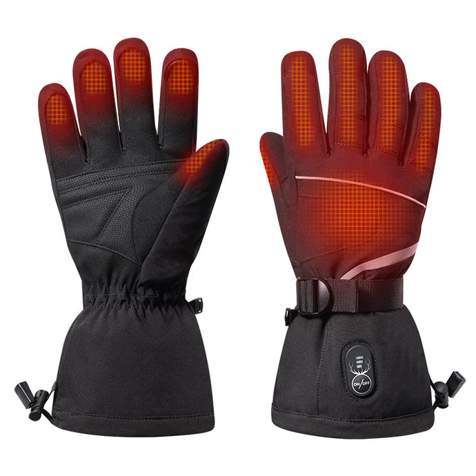 Savior Heating Ski Outdoor Sports Warm Touch Screen Heated Gloves