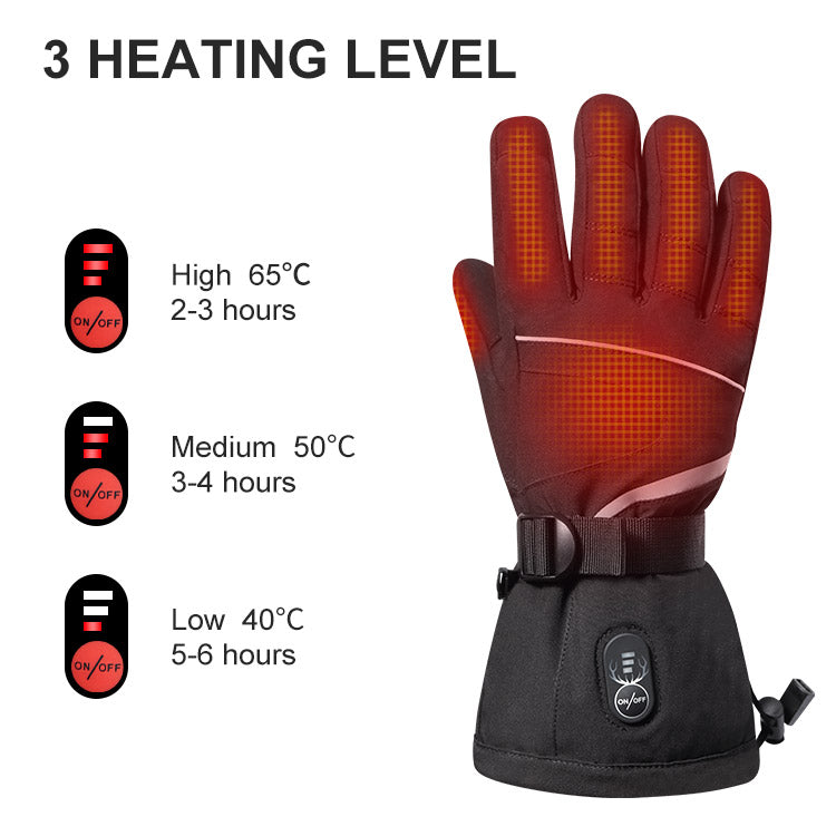 Cargue la imagen en el visor de la galería, Savior Heating Ski Outdoor Sports Warm Touch Screen Heated Gloves
