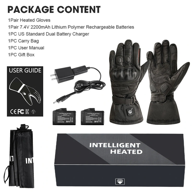 Load image into Gallery viewer, 【MotorFlex Heat Set】SDW03 Heated Moto Gloves &amp; SS01G Heated  Socks
