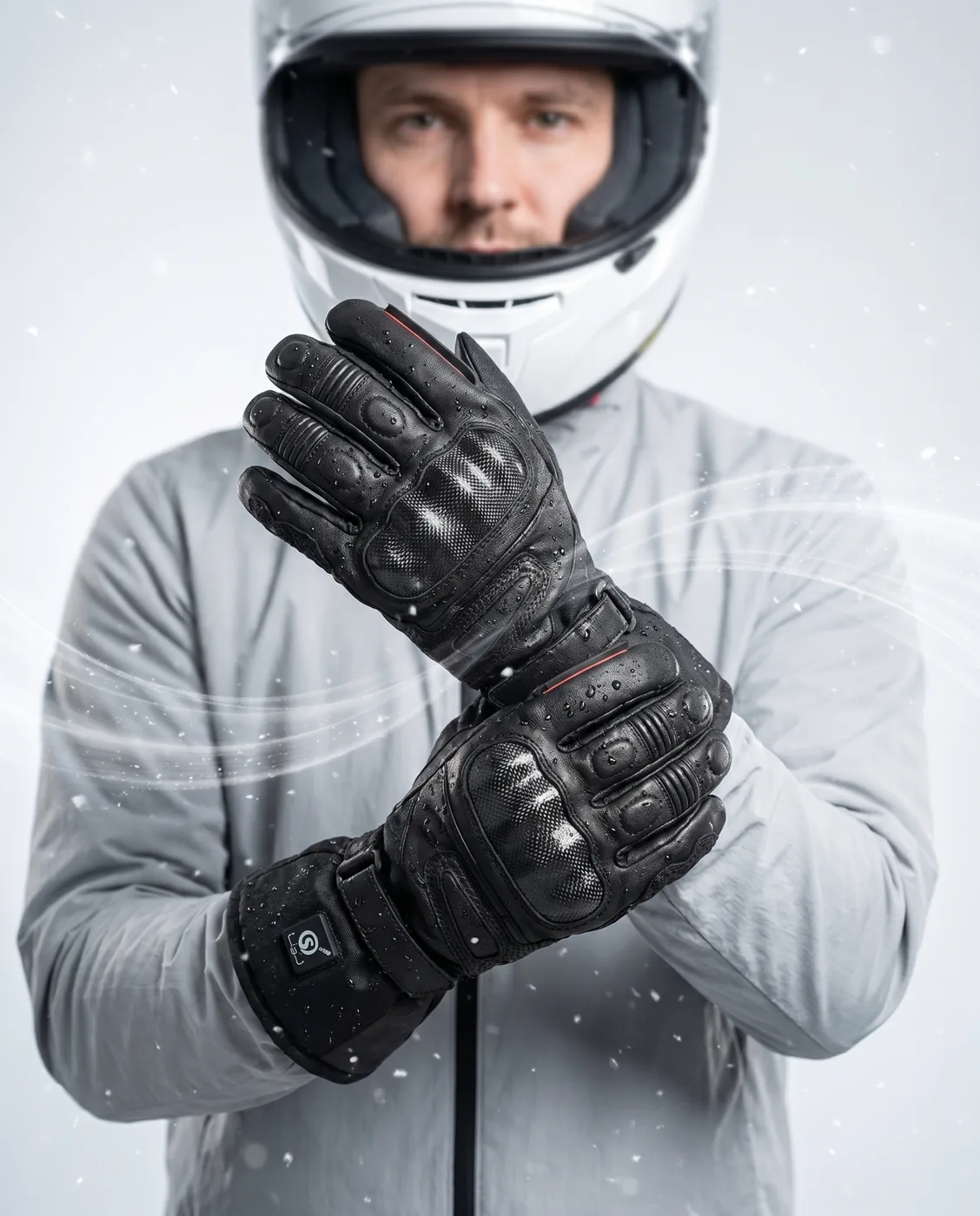 Waterproof & Windproof - Savior Heat SDW03 Heated Motorcycle Gloves