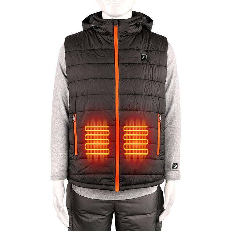 Cargue la imagen en el visor de la galería, Savior Men&#39;s Heated Vest For Winter Outdoor Adventures
