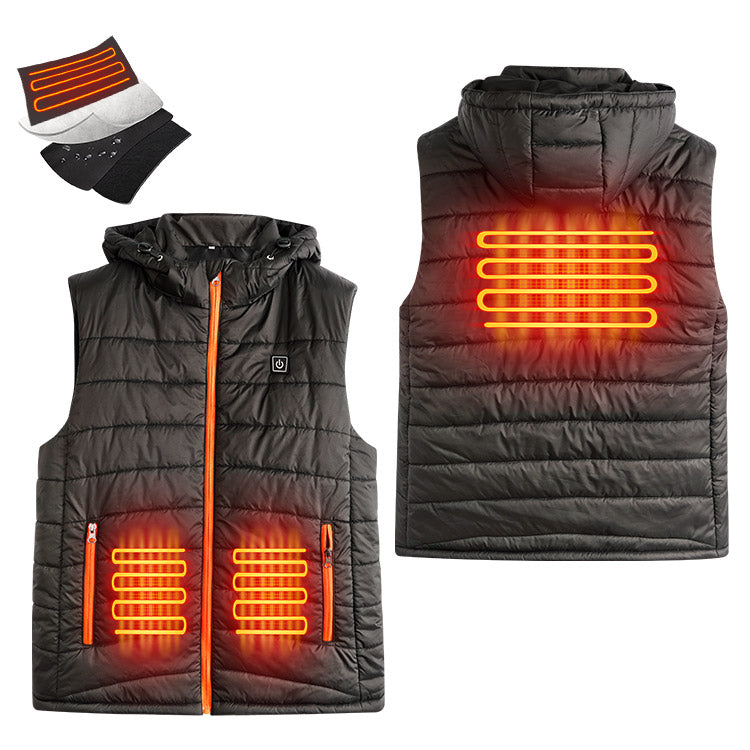 Cargue la imagen en el visor de la galería, Savior Men&#39;s Heated Vest For Winter Outdoor Adventures
