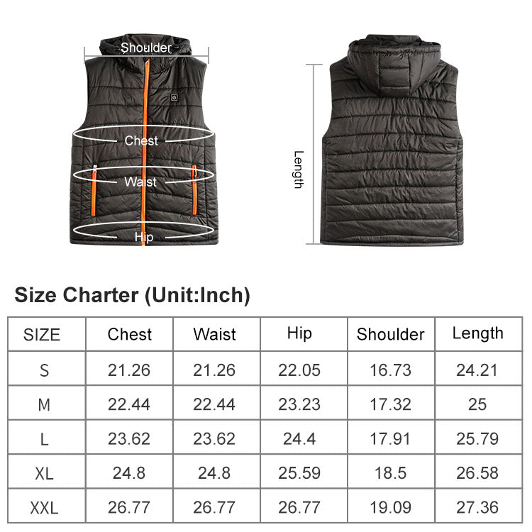 Chargez l&#39;image dans la visionneuse de la galerie, Savior Men&#39;s Heated Vest For Winter Outdoor Adventures
