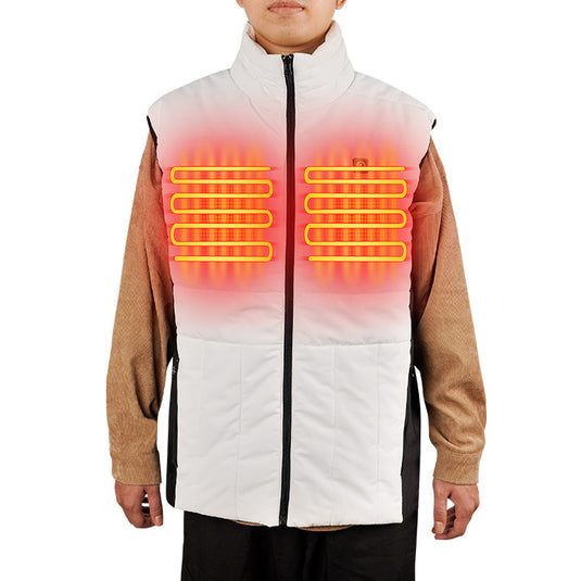 Savior Men's Motorcycle Heated Vest For Cold Weather