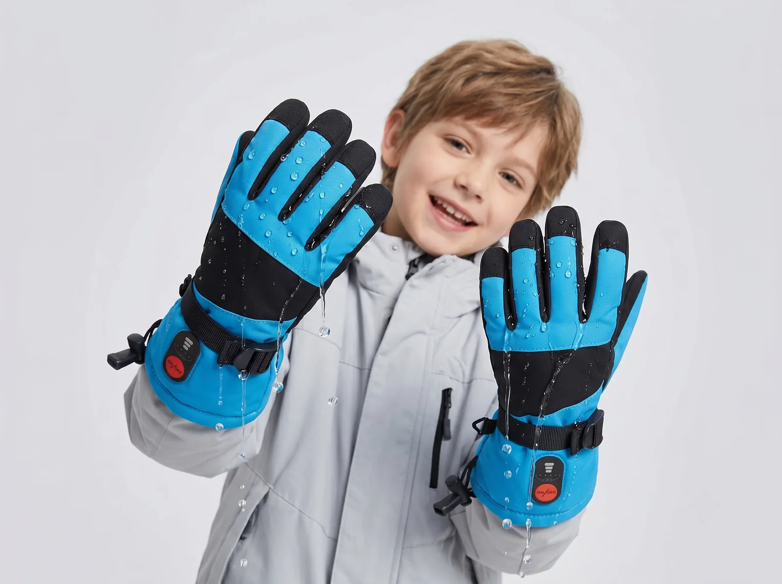 Water Guard - Savior Heat SKGL01FB Kids Heated Gloves Blue