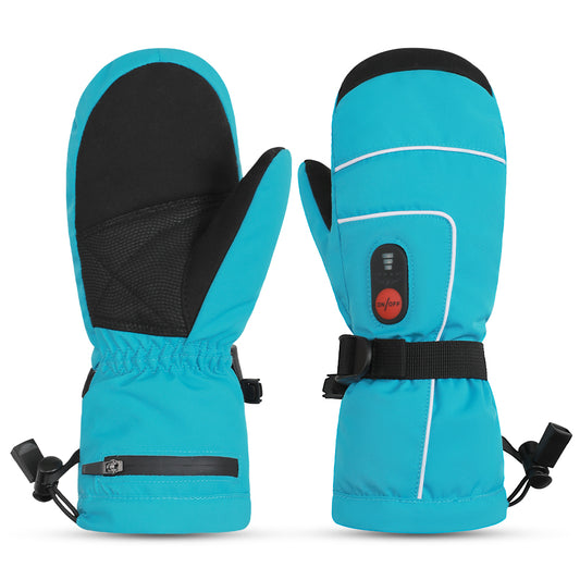 Heated Kid Mittens for Snow Activities – Waterproof and Soft for Children