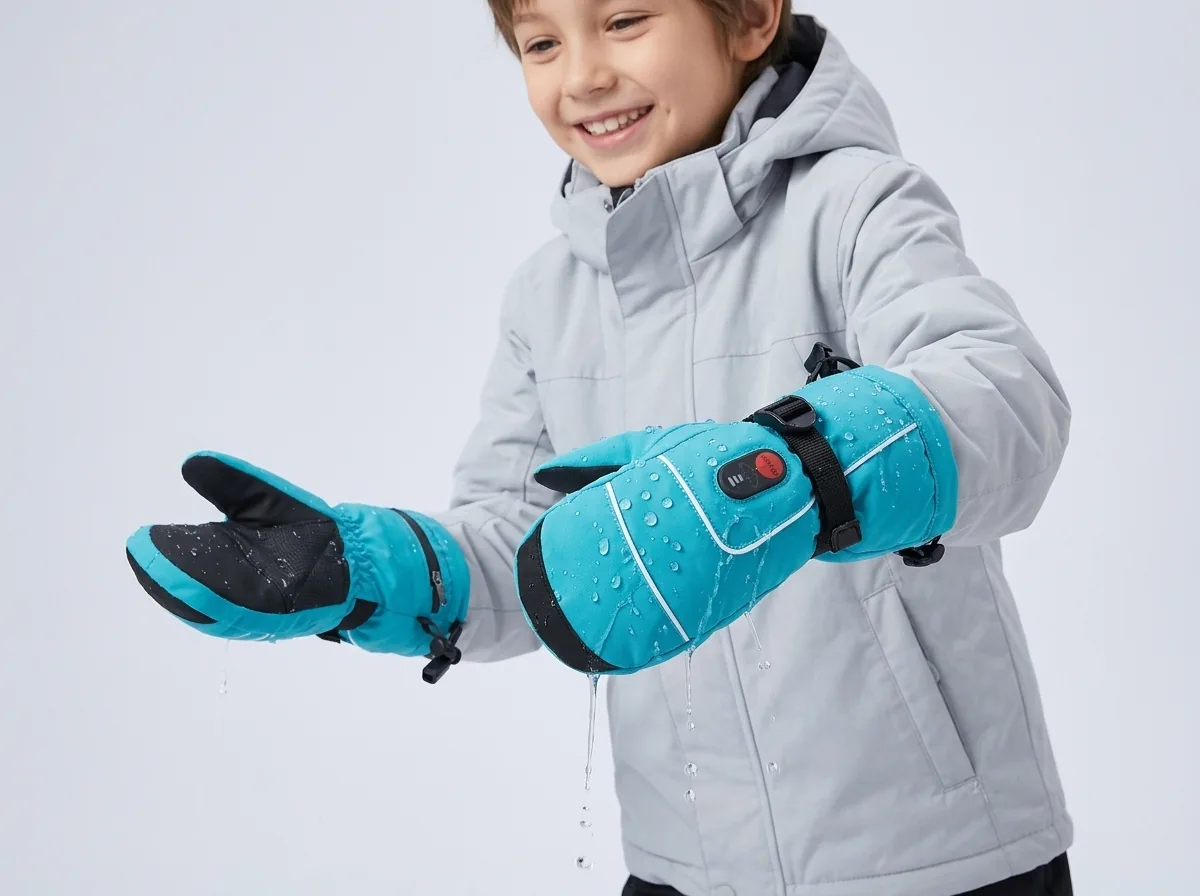 Water Guard - Savior Heat SKGL01MB Kids Heated Mittens Blue